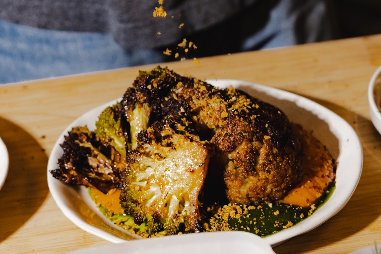 charred cauliflower